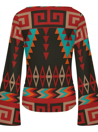 Aztec Flare Sleeve Top — Faire photo 5