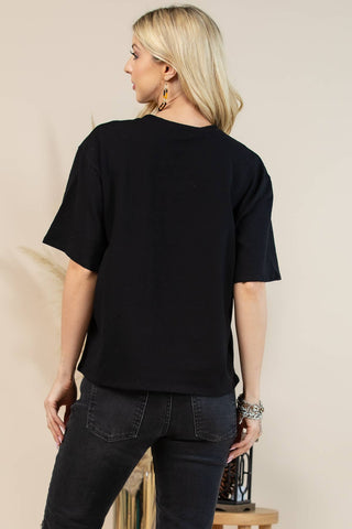 Tabitha Fashion Jaguar Face Print Oversize Tee - Born To Glam