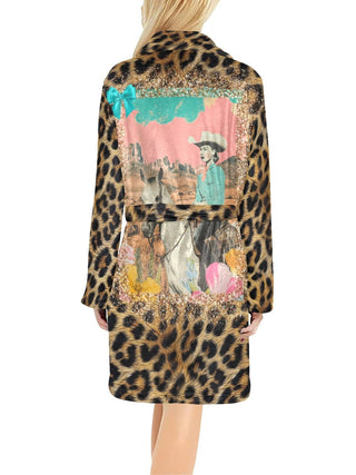 Leopard Western Cowgirl Robe — Faire photo 2