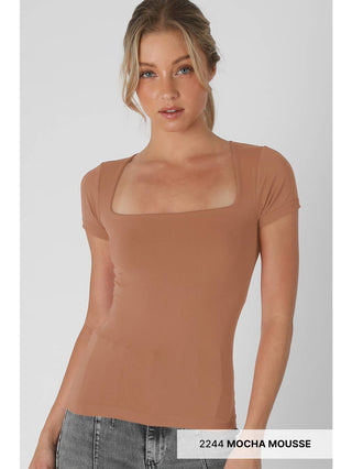 Square Neck Top - Born To Glam