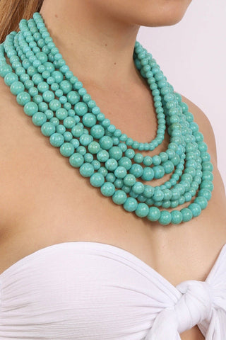Turquoise Rowena Necklace - Born To Glam