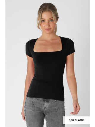 Square Neck Top - Born To Glam