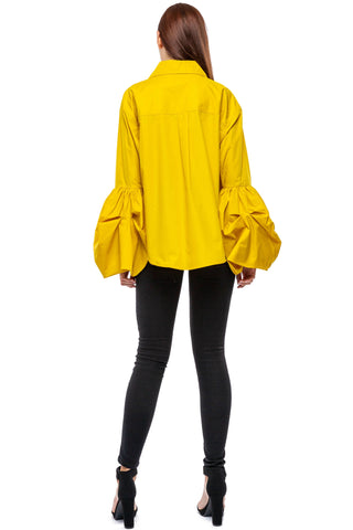 Yellow Romantic Queen Blouse - Born To Glam