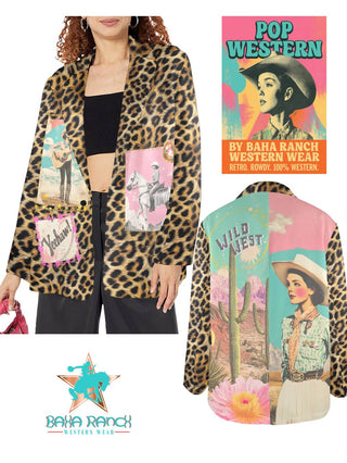 Wild West Leopard Western Blazer — Faire photo 21