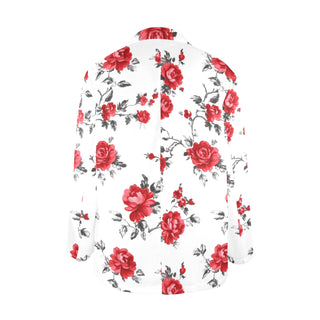 Mexican Red Rose Floral Blazer view 2