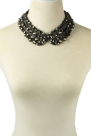 Silver Diana Crystal Collar - Born To Glam