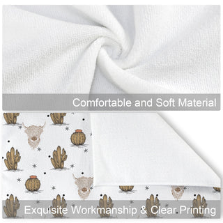 Baha Ranch Highlands Southwest Set of 4 Kitchen Dish Towels Made in America - Born To Glam