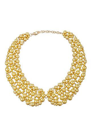 Pearl Diana Collar Necklace - Born To Glam