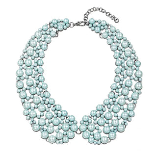 Teal Diana Collar Necklace