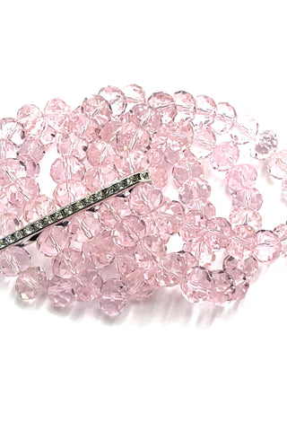 Multistrand Crystal Statement Bracelet - Born To Glam