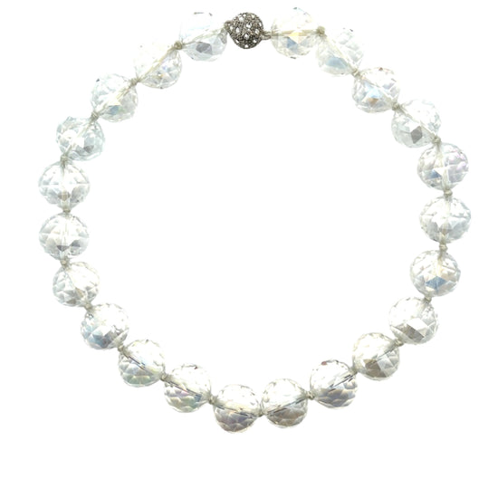 20mm Crystal Sphere Short Necklace - Born To Glam Born To Glam