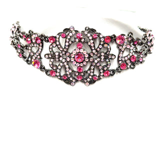 Crystal Choker Necklace Set - Born To Glam