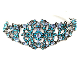 Crystal Choker Necklace Set - Born To Glam