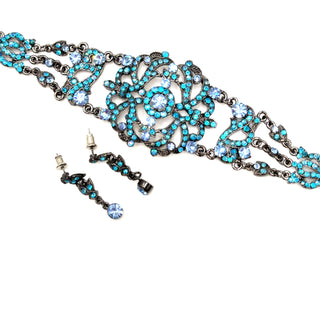 Crystal Choker Necklace Set - Born To Glam