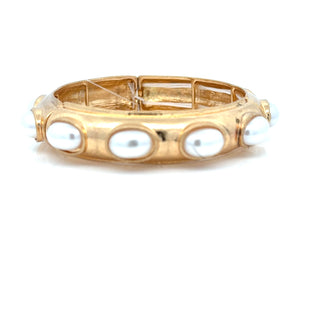 Harriette Pearl Stretch Bracelet - Born To Glam