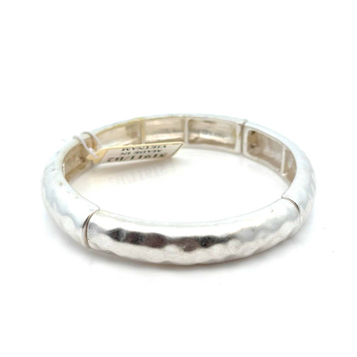 Tandy Hammered Stretch Bracelet - Born To Glam Born To Glam