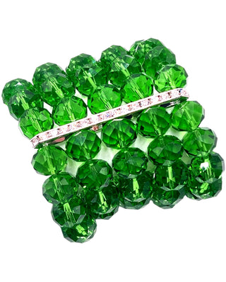 Multistrand Crystal Statement Bracelet - Born To Glam