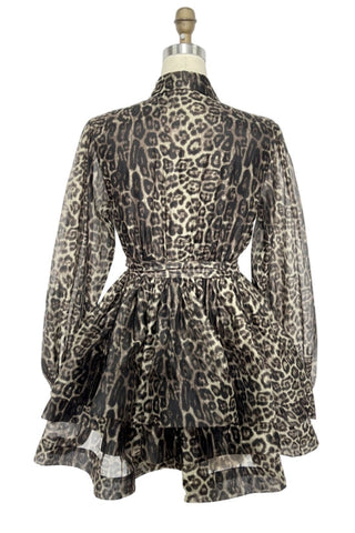 Leopard Layers Dress - Born To Glam