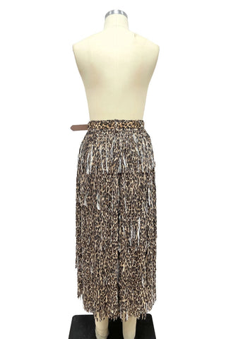 Fringe Layered Skirt - Born To Glam