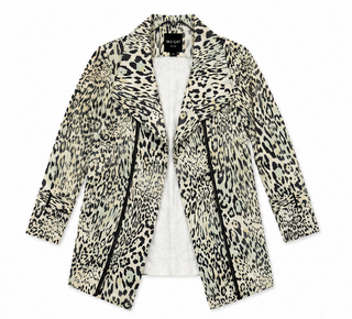 Mint Leopard Print Statement Jacket