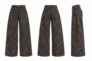 Caffe Paisley Print Balloon Fit Jeans