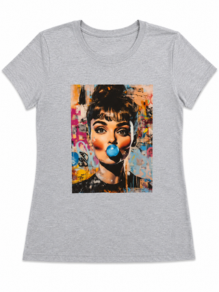 Audrey Bubble Gum Graphic Tee
