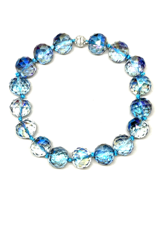 24mm Crystal Sphere Short Necklace - Born To Glam
