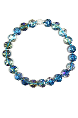 20mm Crystal Sphere Short Necklace - Born To Glam