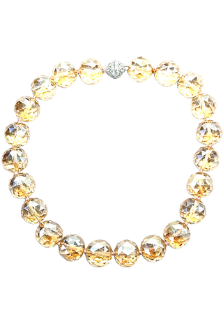 20mm Crystal Sphere Short Necklace - Born To Glam