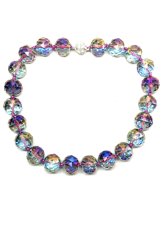 20mm Crystal Sphere Short Necklace - Born To Glam