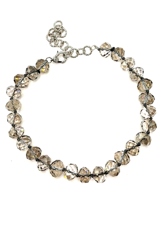 Adjustable 16mm Rondelle Short Necklace - Born To Glam