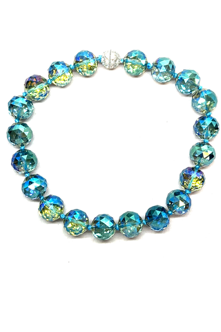 20mm Crystal Sphere Short Necklace - Born To Glam