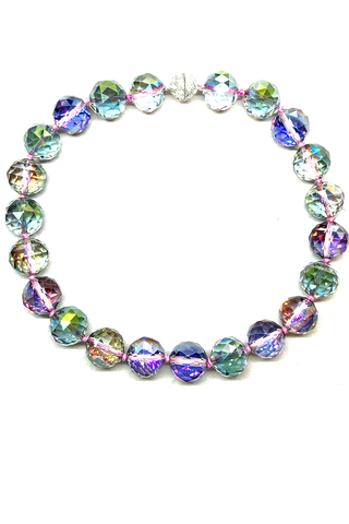 20mm Crystal Sphere Short Necklace - Born To Glam