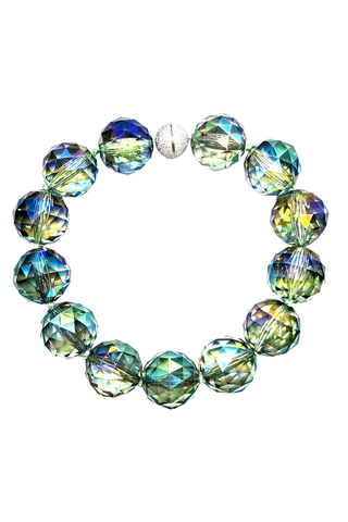 30mm Crystal Sphere Short Necklace - Born To Glam