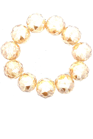 Crystal Sphere Stretch Bracelet - Born To Glam