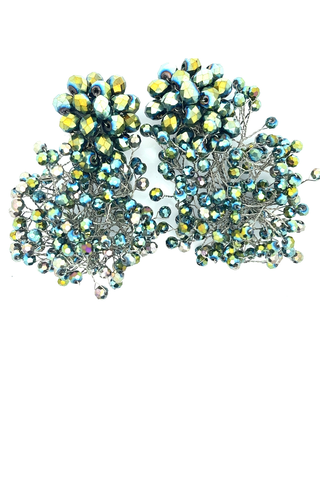 Crystal Sculpture Statement Clip On Earring - Born To Glam