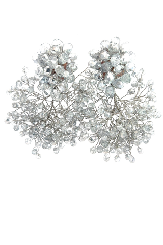 Crystal Sculpture Statement Clip On Earring - Born To Glam