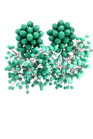 Crystal Sculpture Statement Clip On Earring - Born To Glam