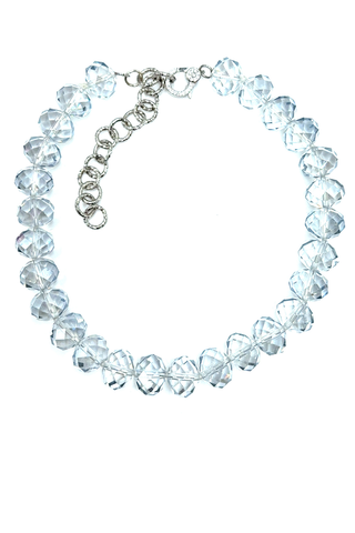 Adjustable 16mm Rondelle Short Necklace - Born To Glam