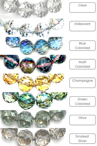 30mm Crystal Sphere Short Necklace - Born To Glam
