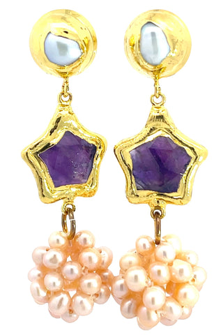 Pearl Clusters Earring - Born To Glam