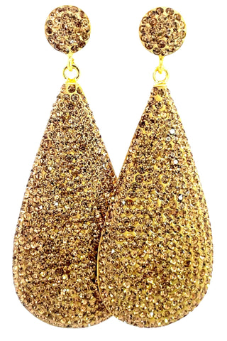 Teardrop 925 Sterling Silver Drop Earrings - Born To Glam