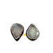Gray Druzy Chalcedony