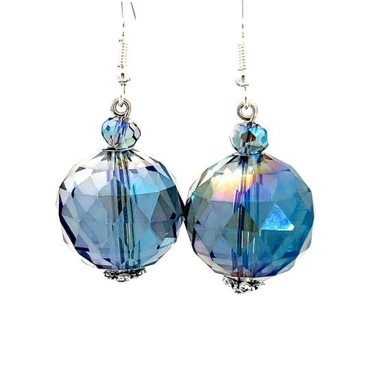 Crystal Sphere Earrings - Born To Glam Born To Glam