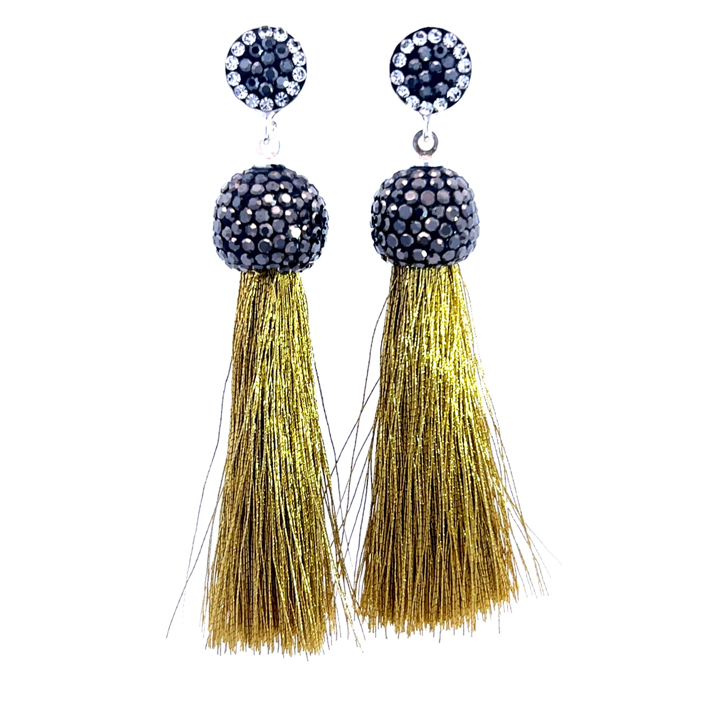 Vibrant 925 Sterling Silver Tassel Earring - Born To Glam Born To Glam