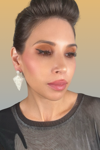 Kite Crystal 925 Sterling Silver Drop Earrings - Born To Glam