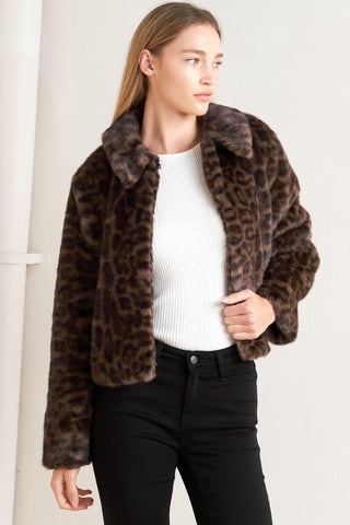 Wild Fame Faux Leather Jacket - Born To Glam