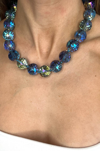 20mm Crystal Sphere Short Necklace - Born To Glam