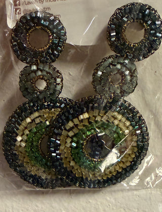 Emerald Hues Crystal Statement Earring