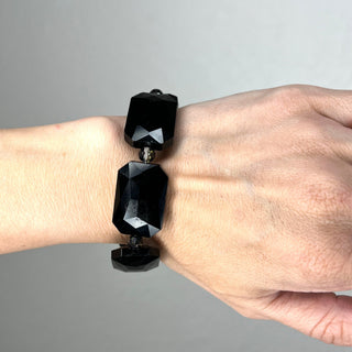 Rectangle Crystal Stretch Bracelet - Born To Glam